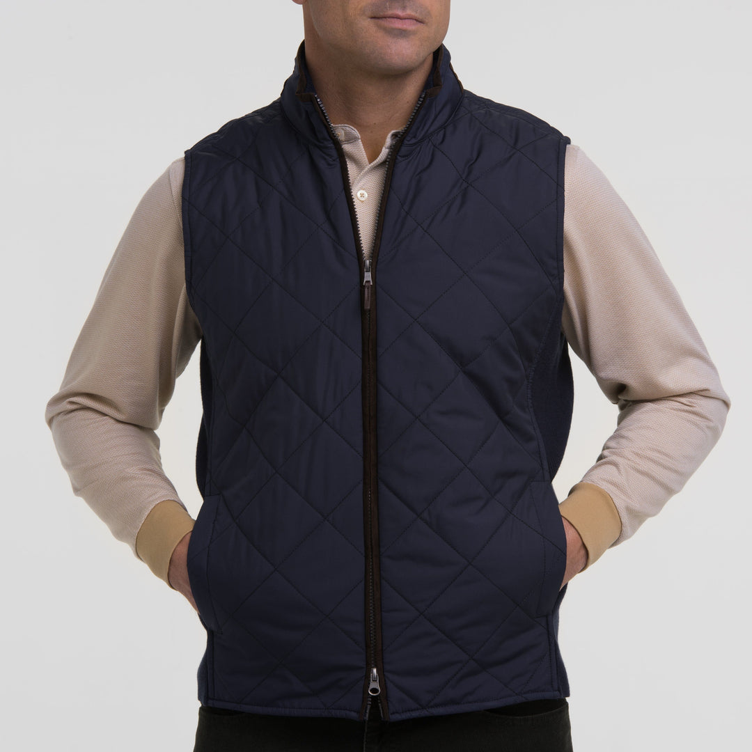 MERINO QUILTED VEST - Sale